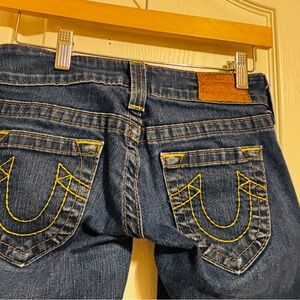True Religion Jeans with Yellow Stitching